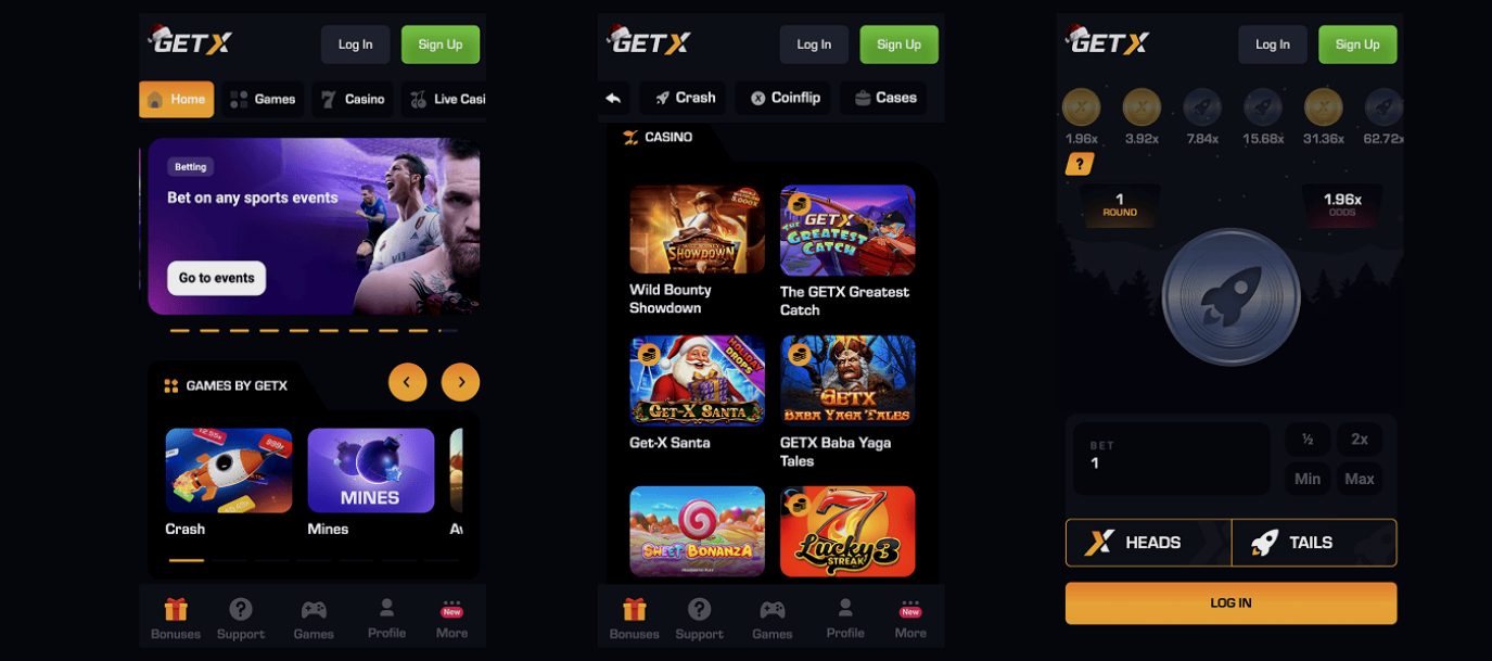 getx casino официальный сайт